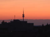 The olympic tower breaks thru the skyline